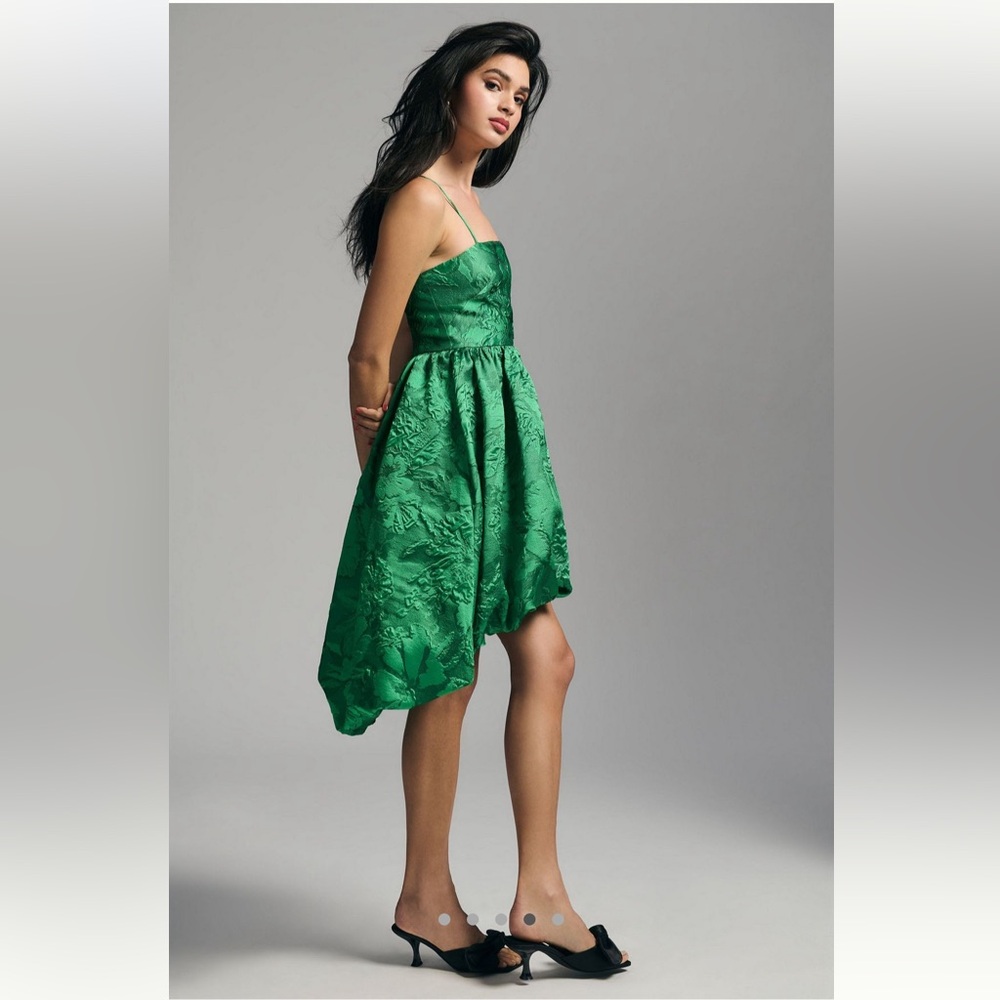 Anthropologie Jacquard Bubble Dress